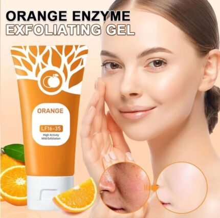 Orange Enzyme Exfoliating Gel | Brightening, Nourishing & Citrus Skincare For Radiant, Glowing, Healthy Skin | 60g
