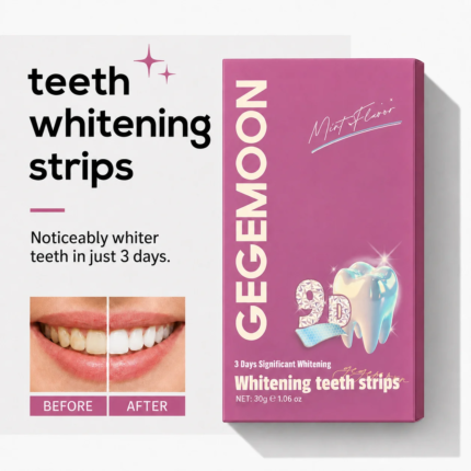 Teeth Whitening Strips 9D Advanced Professional Stain Removing Enamel Safe Bright Smile Treatment 14 Strips